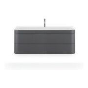Duravit Möbelwaschtisch-Unterschrank Happy D.2 Plus 117,5x49cm, 2 Schubk., 1 HL, graph matt