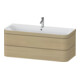 Duravit Möbelwaschtisch-Unterschrank Happy D.2 Plus 117,5x49cm, 2 Schubk., 1 HL, Medit. Ei