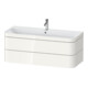 Duravit Möbelwaschtisch-Unterschrank Happy D.2 Plus 117,5x49cm, 2 Schubk., 1 HL, we hgl