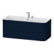 Duravit Möbelwaschtisch-Unterschrank Happy D.2 Plus 117,5x49cm, 2 Schubk., 2 HL, blau s-matt