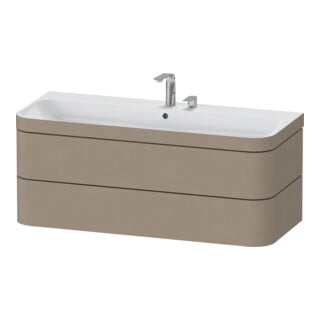 Duravit Möbelwaschtisch-Unterschrank Happy D.2 Plus 117,5x49cm, 2 Schubk., 2 HL, leinen