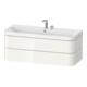 Duravit Möbelwaschtisch-Unterschrank Happy D.2 Plus 117,5x49cm, 2 Schubk., 2 HL, we hgl