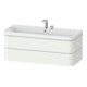 Duravit Möbelwaschtisch-Unterschrank Happy D.2 Plus 117,5x49cm, 2 Schubk., 2 HL, we s-matt