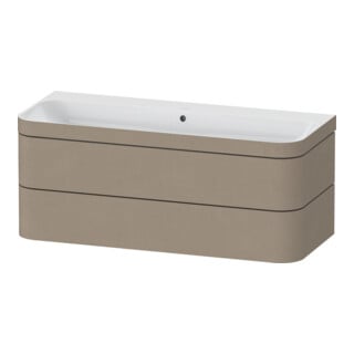 Duravit Möbelwaschtisch-Unterschrank Happy D.2 Plus 117,5x49cm, 2 Schubk., o. HL, leinen