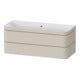 Duravit Möbelwaschtisch-Unterschrank Happy D.2 Plus 117,5x49cm, 2 Schubk., o. HL, Tau matt-1