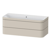 Duravit Möbelwaschtisch-Unterschrank Happy D.2 Plus 117,5x49cm, 2 Schubk., o. HL, Tau matt