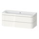 Duravit Möbelwaschtisch-Unterschrank Happy D.2 Plus 117,5x49cm, 2 Schubk., o. HL, we hgl