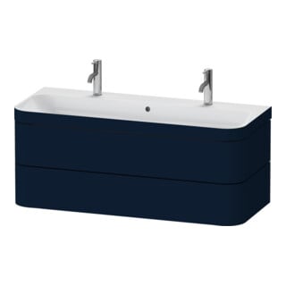 Duravit Möbelwaschtisch-Unterschrank Happy D.2 Plus 117,5x49cm, m 1 HL, 2 La, blau s-matt