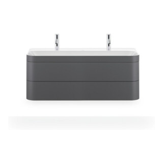 Duravit Möbelwaschtisch-Unterschrank Happy D.2 Plus 117,5x49cm, m 1 HL, 2 La, graph matt