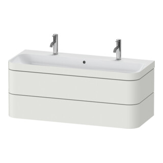 Duravit Möbelwaschtisch-Unterschrank Happy D.2 Plus 117,5x49cm, m 1 HL, 2 La, Nord we s-matt