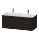 Duravit Möbelwaschtisch-Unterschrank Happy D.2 Plus 117,5x49cm, m 1 HL, 2 La, Nussb geb.-1