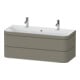 Duravit Möbelwaschtisch-Unterschrank Happy D.2 Plus 117,5x49cm, m 1 HL, 2 La, st-g s-matt
