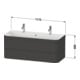 Duravit Möbelwaschtisch-Unterschrank Happy D.2 Plus 117,5x49cm, m 1 HL, 2 Schubk., leinen