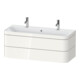 Duravit Möbelwaschtisch-Unterschrank Happy D.2 Plus 117,5x49cm, m 1 HL, 2 Schubk., we hgl