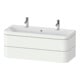 Duravit Möbelwaschtisch-Unterschrank Happy D.2 Plus 117,5x49cm, m 1 HL, 2 Schubk., we s-matt