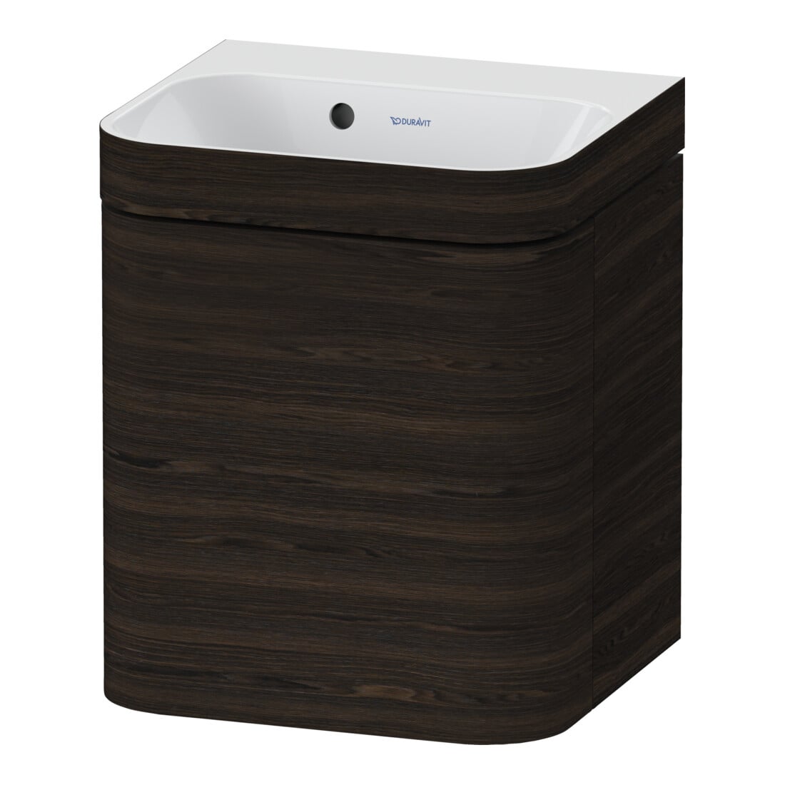 Duravit Möbelwaschtisch-Unterschrank Happy D.2 Plus 40x36cm, 1 T, An li, o. HL, Nussb geb.