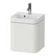 Duravit Möbelwaschtisch-Unterschrank Happy D.2 Plus 40x36cm, 1 T, An r, m HL, Nord we s-matt