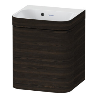 Duravit Möbelwaschtisch-Unterschrank Happy D.2 Plus 40x36cm, 1 T, An re, o. HL, Nussb geb.