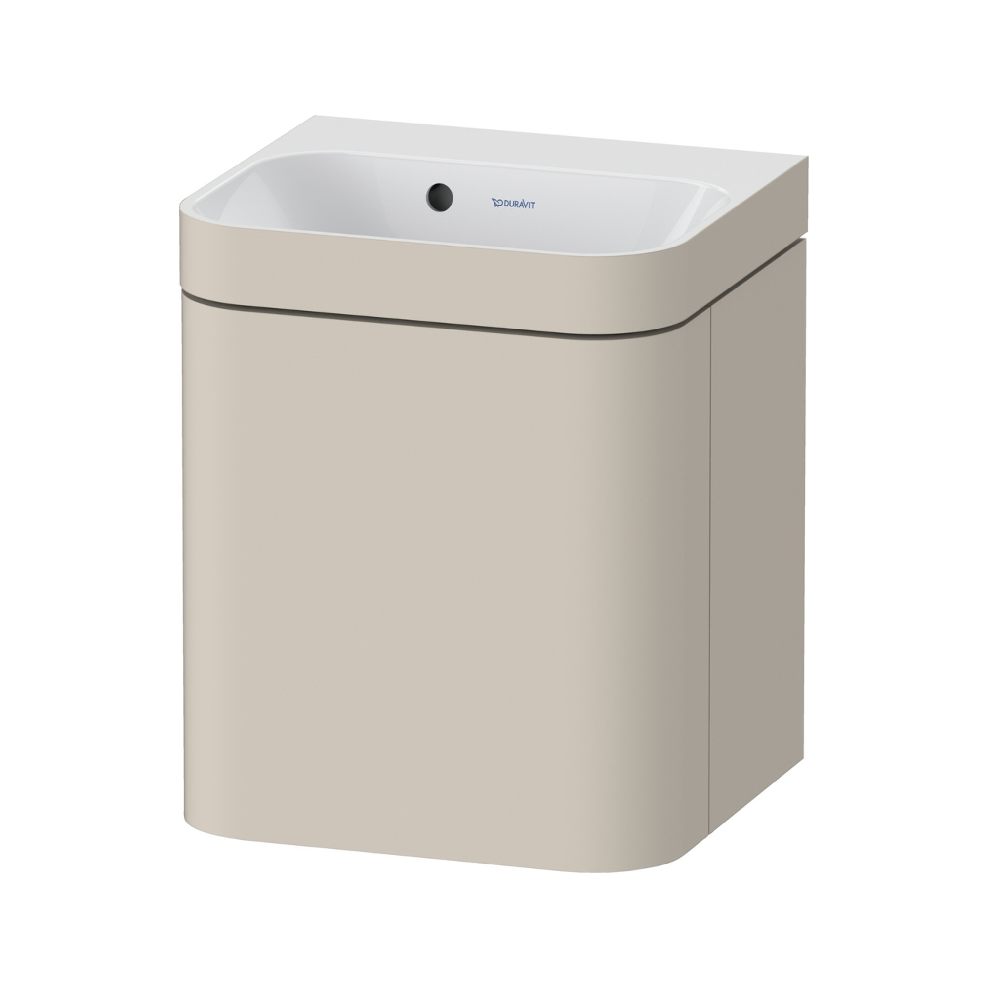 Duravit Möbelwaschtisch-Unterschrank Happy D.2 Plus 40x36cm, 1 T, Anschl li, o. HL, Tau matt