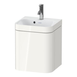 Duravit Möbelwaschtisch-Unterschrank Happy D.2 Plus 40x36cm, 1 T., Anschl re, m HL, we hgl