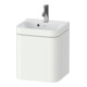 Duravit Möbelwaschtisch-Unterschrank Happy D.2 Plus 40x36cm, 1 T, Anschl re, m HL, we s-matt