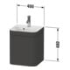 Duravit Möbelwaschtisch-Unterschrank Happy D.2 Plus 40x36cm, 1 T, Anschl re, m HL, we s-matt