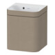 Duravit Möbelwaschtisch-Unterschrank Happy D.2 Plus 40x36cm, 1 T., Anschl re, o. HL, leinen