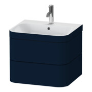 Duravit Möbelwaschtisch-Unterschrank Happy D.2 Plus 57,5x49cm, 1 HL, blau s-matt, 2 Schubk.