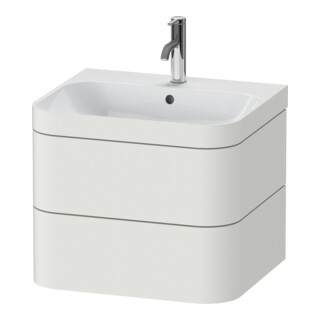 Duravit Möbelwaschtisch-Unterschrank Happy D.2 Plus 57,5x49cm, 1 HL, No we s-matt, 2 Schubk.