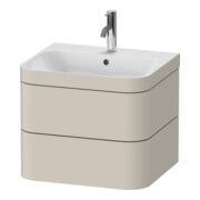 Duravit Möbelwaschtisch-Unterschrank Happy D.2 Plus 57,5x49cm, 1 HL, Tau matt, 2 Schubkästen