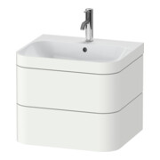 Duravit Möbelwaschtisch-Unterschrank Happy D.2 Plus 57,5x49cm, 1 HL, we s-matt, 2 Schubk.