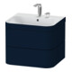 Duravit Möbelwaschtisch-Unterschrank Happy D.2 Plus 57,5x49cm, 2 HL, blau s-matt, 2 Schubk.