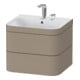 Duravit Möbelwaschtisch-Unterschrank Happy D.2 Plus 57,5x49cm, 2 HL, leinen, 2 Schubkästen-1