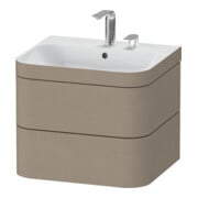 Duravit Möbelwaschtisch-Unterschrank Happy D.2 Plus 57,5x49cm, 2 HL, leinen, 2 Schubkästen