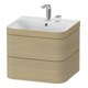Duravit Möbelwaschtisch-Unterschrank Happy D.2 Plus 57,5x49cm, 2 HL, Medit. Ei, 2 Schubk.-1