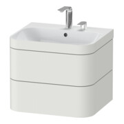 Duravit Möbelwaschtisch-Unterschrank Happy D.2 Plus 57,5x49cm, 2 HL, No we s-matt, 2 Schubk.