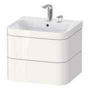 Duravit Möbelwaschtisch-Unterschrank Happy D.2 Plus 57,5x49cm, 2 HL, we hgl, 2 Schubkästen-1
