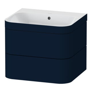 Duravit Möbelwaschtisch-Unterschrank Happy D.2 Plus 57,5x49cm, o. HL, blau s-matt, 2 Schubk.