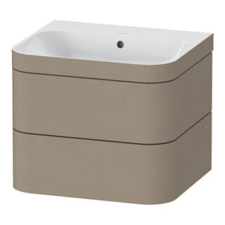 Duravit Möbelwaschtisch-Unterschrank Happy D.2 Plus 57,5x49cm, o. HL, leinen, 2 Schubkästen