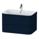 Duravit Möbelwaschtisch-Unterschrank Happy D.2 Plus 77,5x49cm, 1 HL, blau s-matt, 2 Schubk.