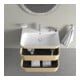 Duravit Möbelwaschtisch-Unterschrank Happy D.2 Plus 77,5x49cm, 1 HL, Medit. Ei, 2 Schubk.