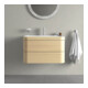 Duravit Möbelwaschtisch-Unterschrank Happy D.2 Plus 77,5x49cm, 1 HL, Medit. Ei, 2 Schubk.