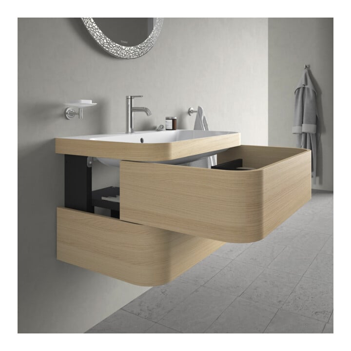 Duravit Möbelwaschtisch-Unterschrank Happy D.2 Plus 77,5x49cm, 1 HL, Medit. Ei, 2 Schubk.
