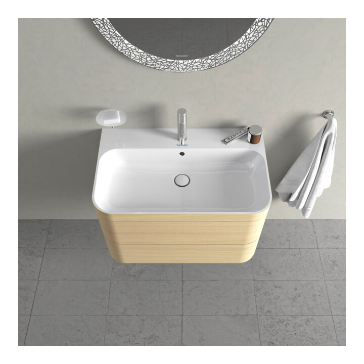 Duravit Möbelwaschtisch-Unterschrank Happy D.2 Plus 77,5x49cm, 1 HL, Medit. Ei, 2 Schubk.