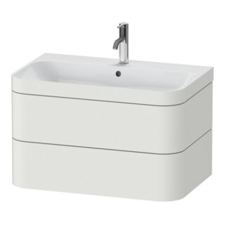 Duravit Möbelwaschtisch-Unterschrank Happy D.2 Plus 77,5x49cm, 1 HL, No we s-matt, 2 Schubk.