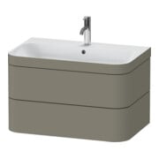 Duravit Möbelwaschtisch-Unterschrank Happy D.2 Plus 77,5x49cm, 1 HL, st-g s-matt, 2 Schubk.-1