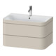 Duravit Möbelwaschtisch-Unterschrank Happy D.2 Plus 77,5x49cm, 1 HL, Tau matt, 2 Schubkästen