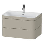 Duravit Möbelwaschtisch-Unterschrank Happy D.2 Plus 77,5x49cm, 1 HL, Tau s-matt, 2 Schubk.-1