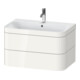 Duravit Möbelwaschtisch-Unterschrank Happy D.2 Plus 77,5x49cm, 1 HL, we hgl, 2 Schubkästen
