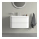 Duravit Möbelwaschtisch-Unterschrank Happy D.2 Plus 77,5x49cm, 1 HL, we hgl, 2 Schubkästen